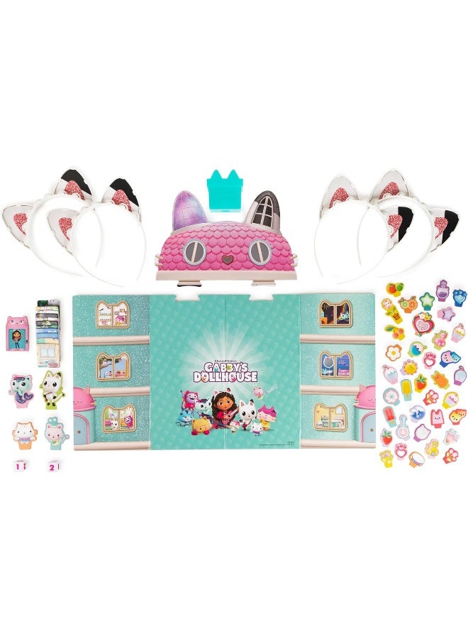 Spin Master Games Meow-mazing Board Game Based on the DreamWorks Netflix Show with 4 Kitty Headbands, for Families and Kids Ages 4 and up - Image 4