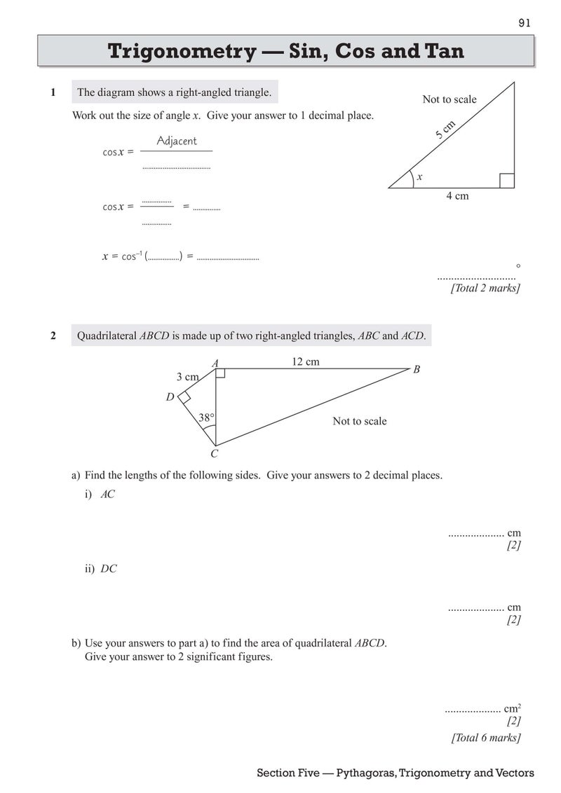 Cambridge International GCSE Maths Exam Practice Workbook: Core & Extended (Cgp Cambridge Igcse) - Image 5