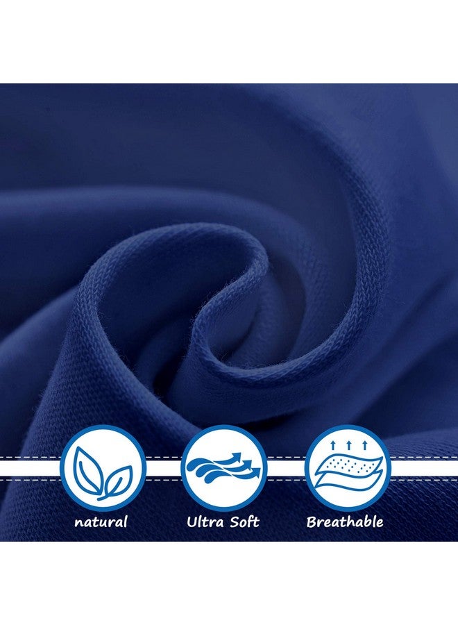 Coldwind Pack and Play Sheets Boy Girl, 2 Pack Portable Playard Sheet Fits for Graco Pack N Play, Snug Fit Breathable Soft Fitted Playpen Sheet, Mini Crib Sheets, Grey & Navy - Image 5