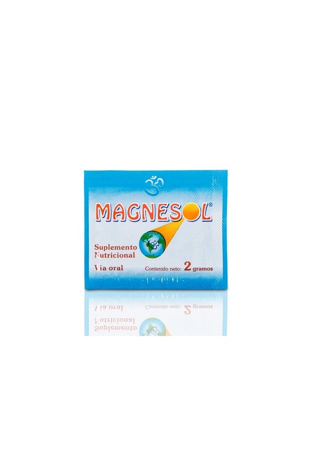 Magnesol Magnesium Supplement Magnesium Chloride With Zinc Oxide Powder Form 260Mg  33 Sachet 1 Pack  - Image 3