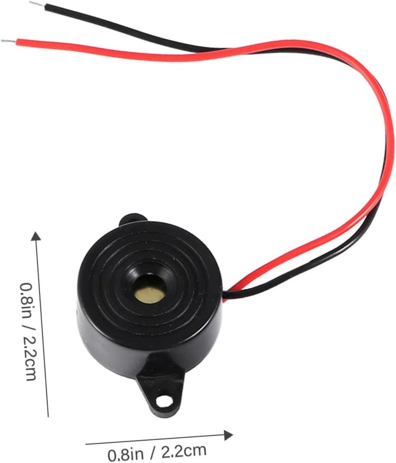 5pcs High Decibels Alarm Ringer Piezo Electric Tone Alarm for Vehicle and Motorcycle - Image 2