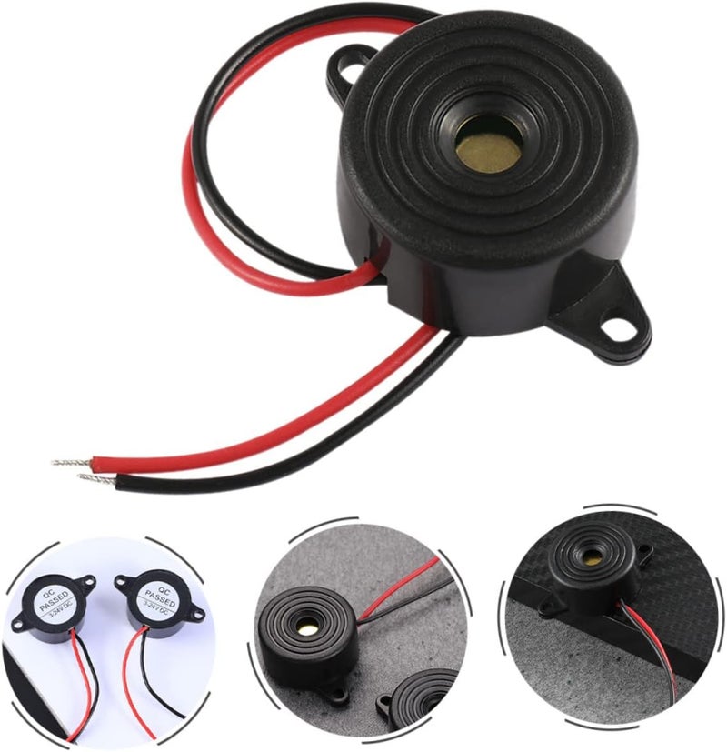 5pcs High Decibels Alarm Ringer Piezo Electric Tone Alarm for Vehicle and Motorcycle - Image 4