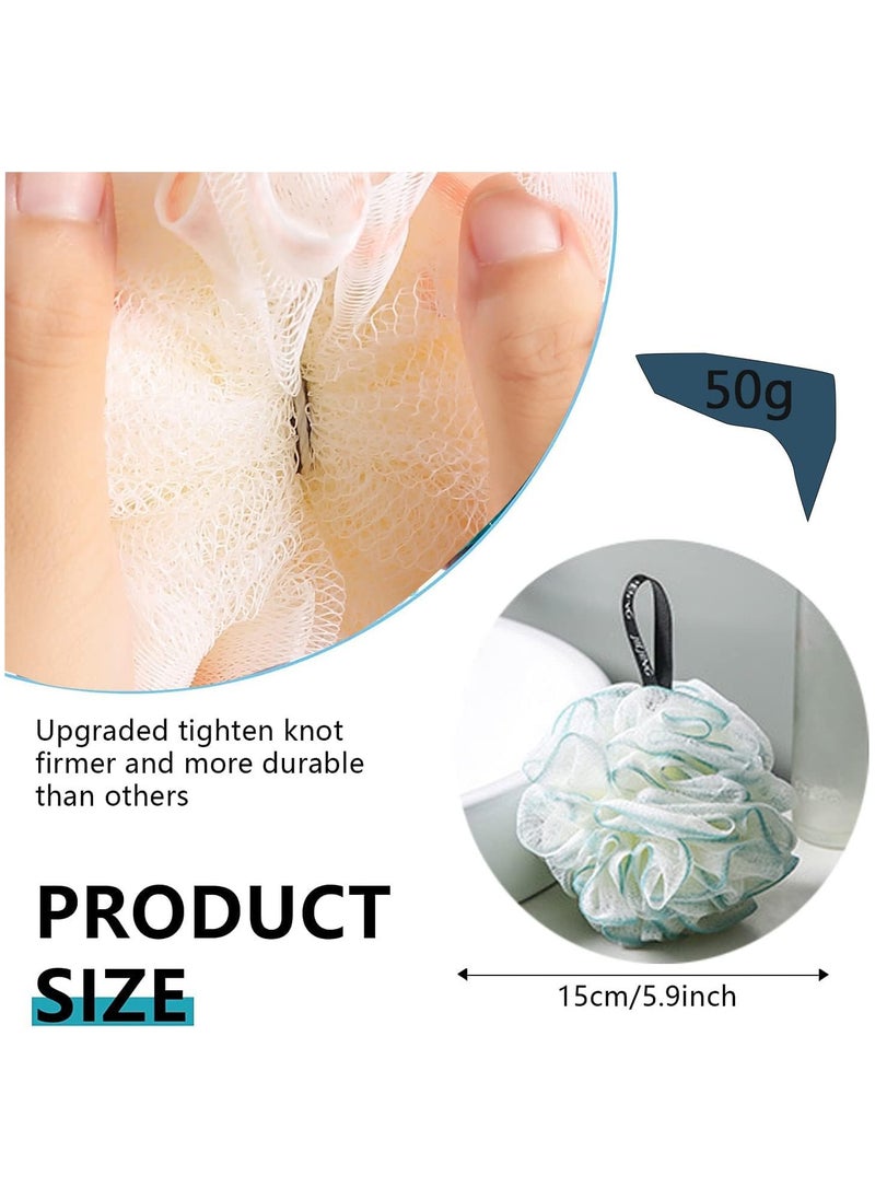 4Pcs Bath Sponges Shower Loofahs Mesh Balls Sponge for Body Wash Bathroom Men Women Scrubber Cleaning Loofah Bathing Accessories Silky Skin(50g/pcs) - pzsku/ZBD113EA53060EB6939F3Z/45/_/1720494147/2d152f37-5f13-4f9e-9a74-6b746a61b1d2