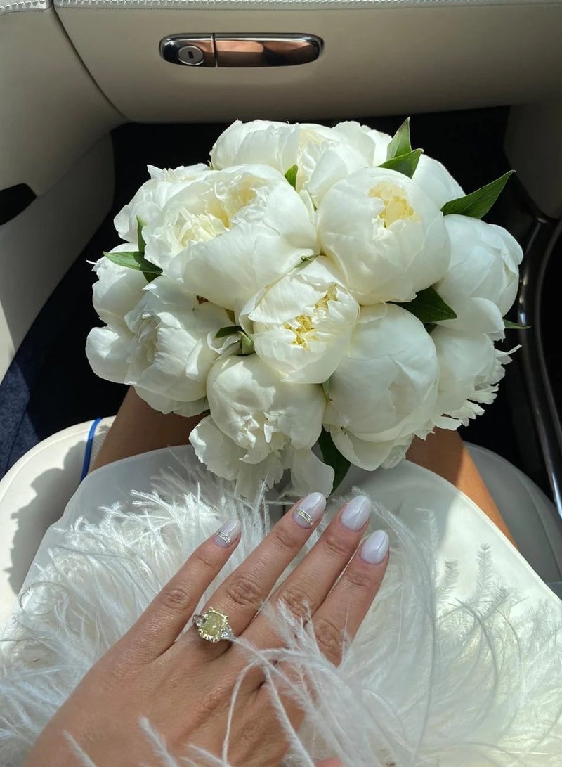 Generic White peonies bridal bouquet 