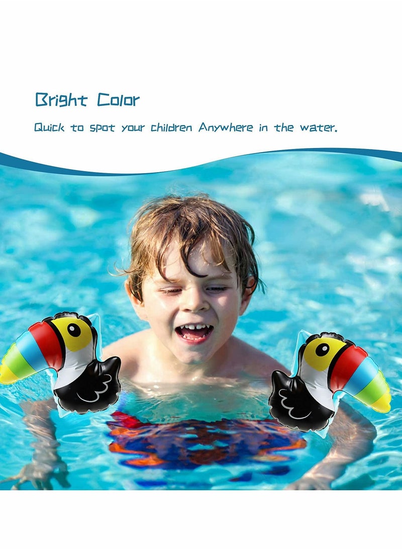 SYOSI Kids Inflatable Swim Arm Bands, 1 Pair Swimming Armbands Floating Sleeves for Kid, Pool Floatie Floater Rings Tube Armlets (Aged 3-6)  - Image 2