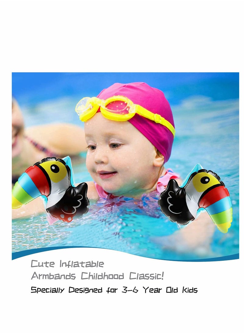 SYOSI Kids Inflatable Swim Arm Bands, 1 Pair Swimming Armbands Floating Sleeves for Kid, Pool Floatie Floater Rings Tube Armlets (Aged 3-6)  - Image 3