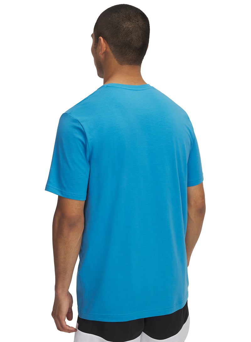 UNDER ARMOUR Men's 60/40 Hoops Net Short Sleeve T-shirt  - Image 2