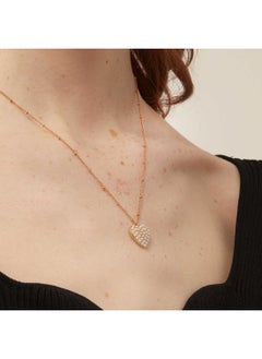 ORELIA LONDON Pearl Encrusted Heart Necklace  - Image 2