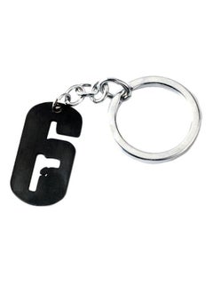 NIBEMINENT 6 Number Style Keychain 