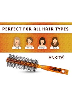 Ankita Hair Brush With Nylon Bristle Allpurpose (B57) By Chhavi Creation  - Image 4