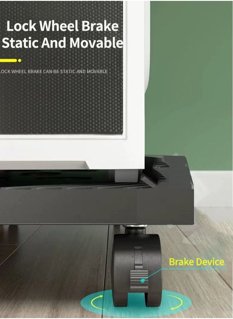 Sharpdo - Mobile CPU Stand, Computer Tower Stand with Locking Caster Wheel, Fits Most Gaming PC Under Home Office Desk - Image 1