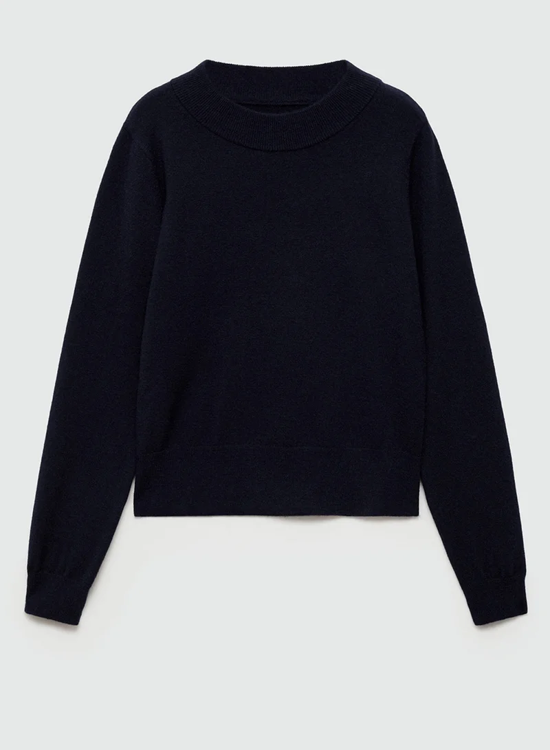 MANGO Nekko Crew Neck Pullover Sweater