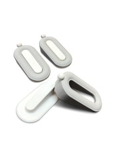 Y&D Door Stoppers, Rubber Security Wedge for Bottom of on Carpet, Concrete, Tile, Made durable Linoleum Wood, Heavy Duty Stop, Aesthetic Office Accessories Home Improvement(Pack 3)  - Image 1