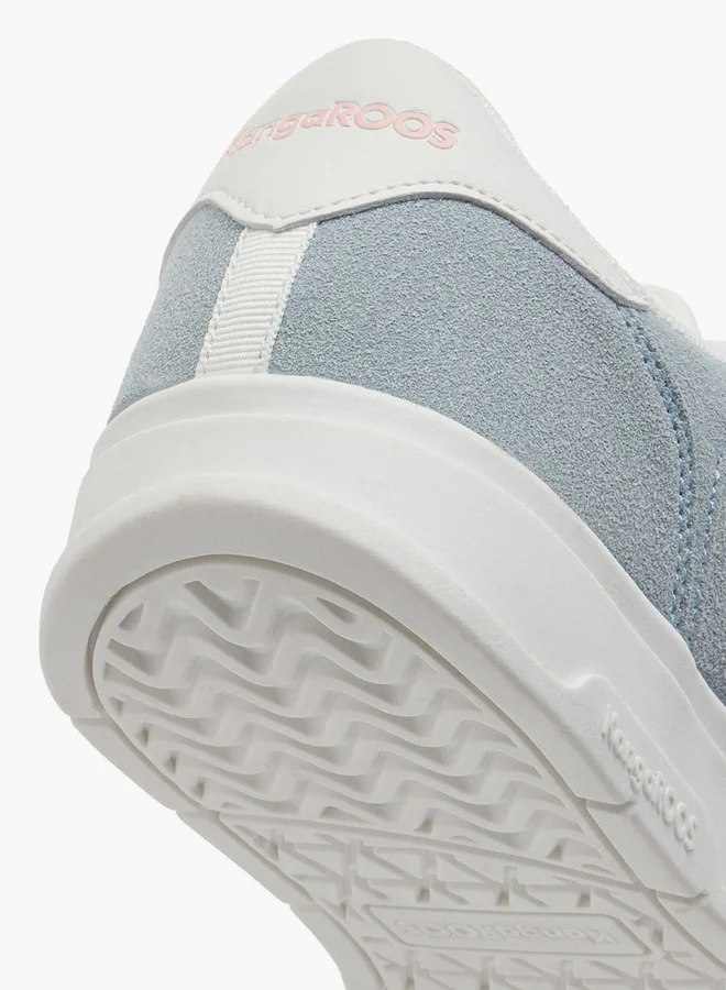 kangaROOS BLUE Girls' Panelled Sneakers With Hook And Loop Closure for Women | Best Price UAE