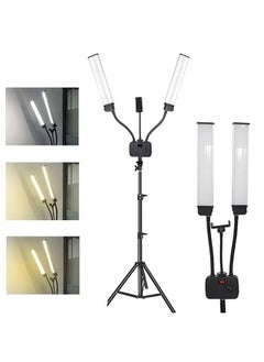 45W American Style Double Arm Light Double Tube Double Head Photography Light Beauty Light LED Shine Face Beauty Live Photo Fill Light