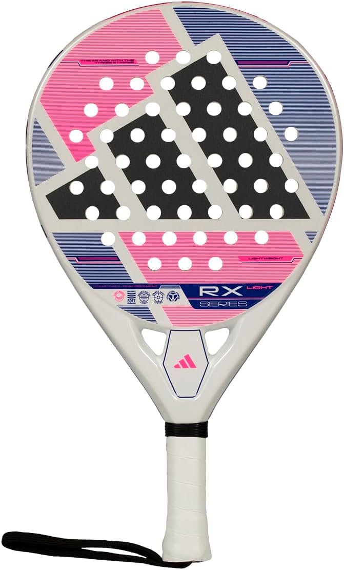 Adidas Padel Racket - RX Series Light 2026 - White/Pink - Image 1