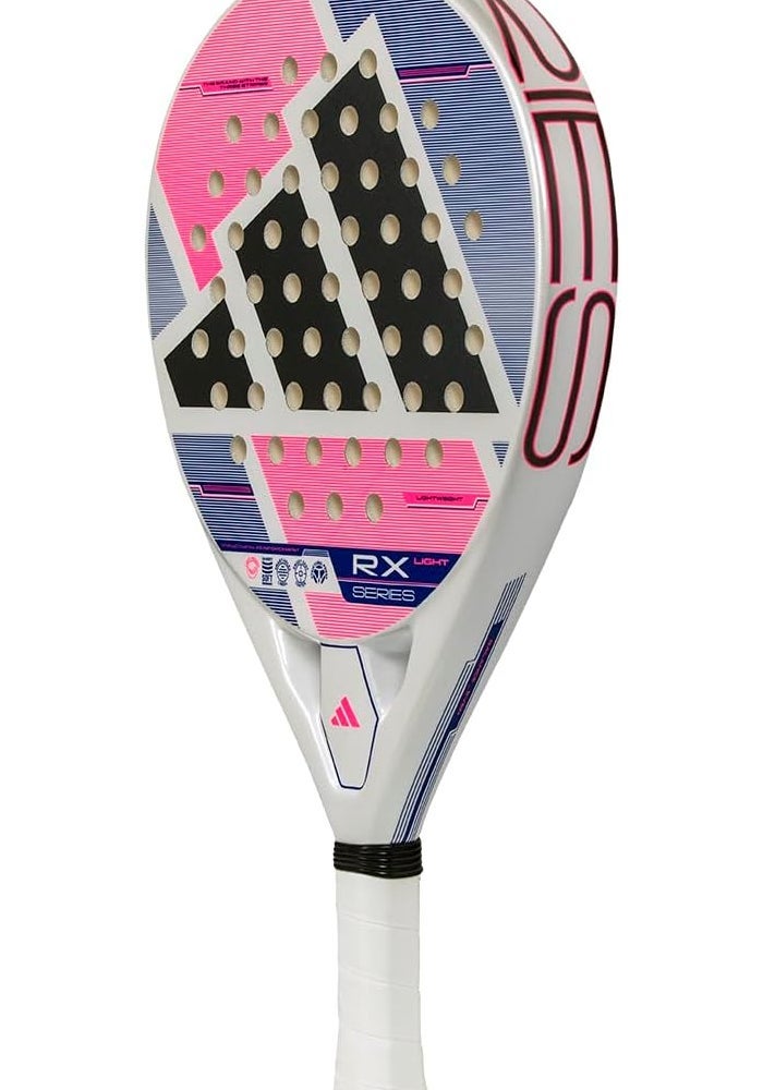 Adidas Padel Racket - RX Series Light 2026 - White/Pink - Image 3