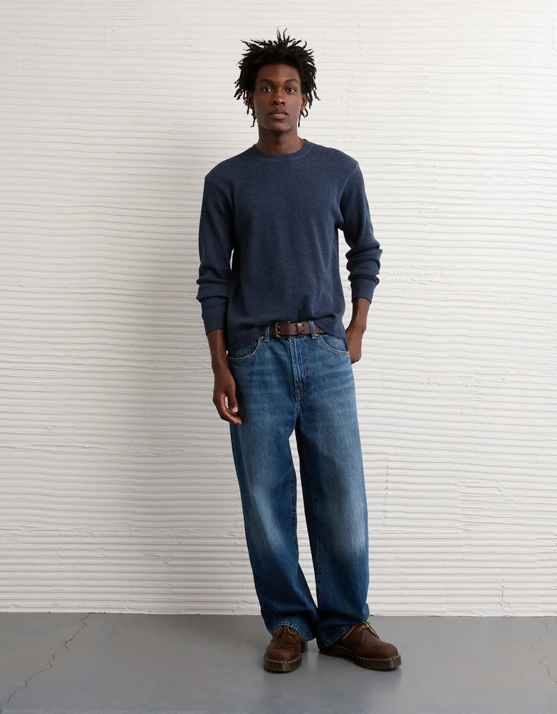 American Eagle  AE Long-Sleeve Thermal T-Shirt for Men | Best Price UAE