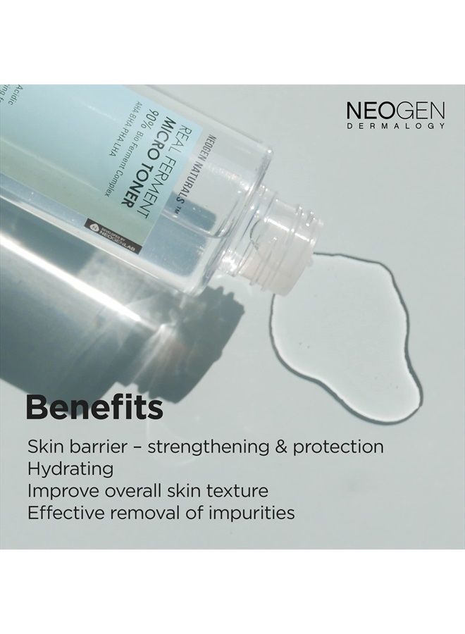 DERMALOGY by NEOGENLAB NEOGEN DERMALOGY Real Ferment Micro Collection - with Naturally Fermented ingredients (Rice) & Hyaluronic Acid for Hydrated, Brightened and Healthy skin (Micro Toner 5.07 Fl Oz (150 ml)) - Image 3