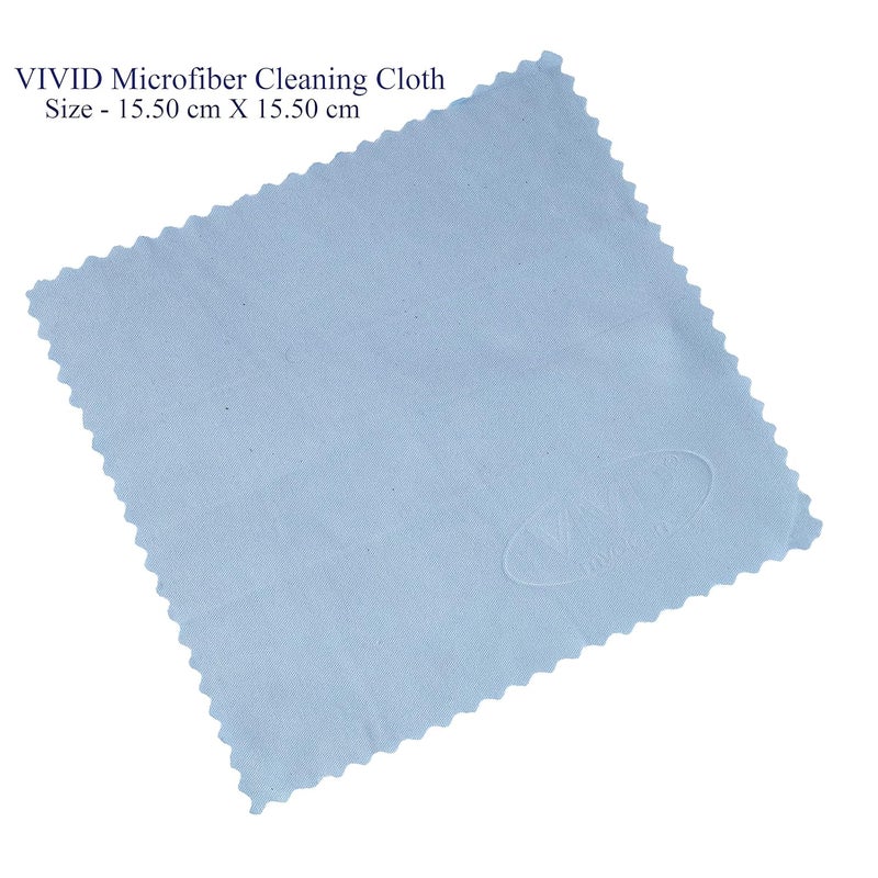 Vivid غطاء نظارات للبالغين من فيجن للجنسين | مفك براغي | قطعة قماش مجانية | حماية النظارات | بلاستيك | نظارات | علب | زر | 3 في 1 - Image 3