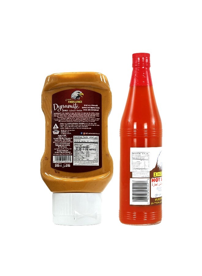 Excellence Dynamite Sauce 315ml + Hot Sauce, 177ml - Image 2