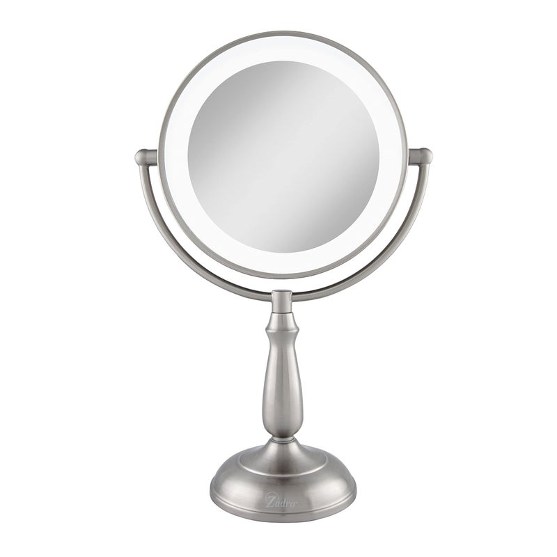 Zadro 11" Makeup Mirror with Lights and Magnification Dimmable Touch LED Lighted Makeup Mirror with Magnification - Image 1