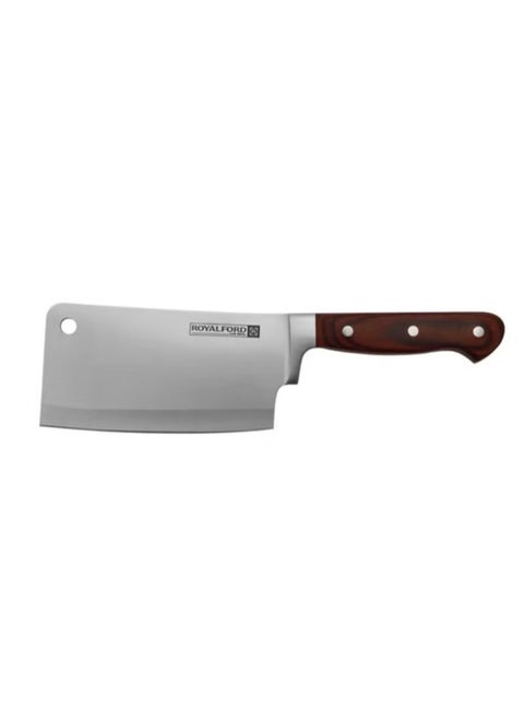 Knife with a sharp blade design for the chefs Silver/Brown 6 inch