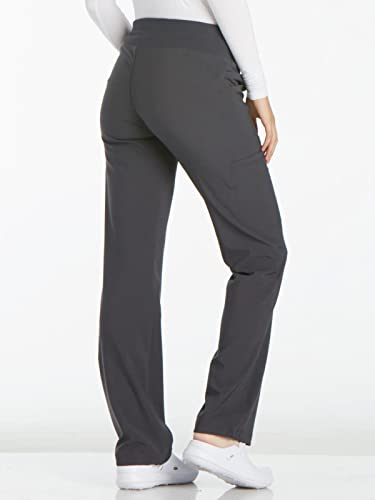Cherokee iFlex CK002 Mid Rise Pull-On Pant Pewter XS Petite - Image 4