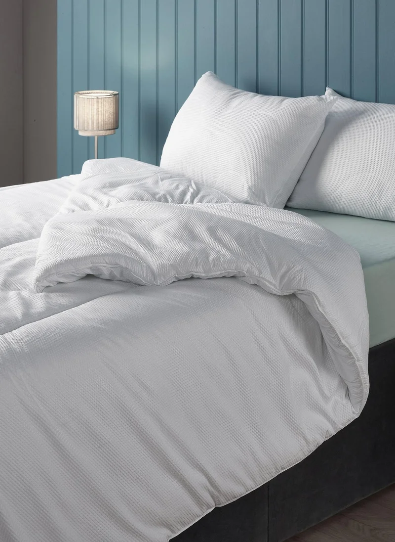 Matalan Downland White Waffle Duvet (10.5 Tog)