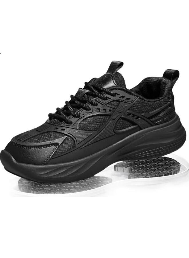 Kitchen Shield Chef Shoes Spring And Summer Anti-Slip Waterproof Black Anti-Odor Kitchen Back Kitchen Oil-Resistant Sports Shoes 40 Black - Image 1
