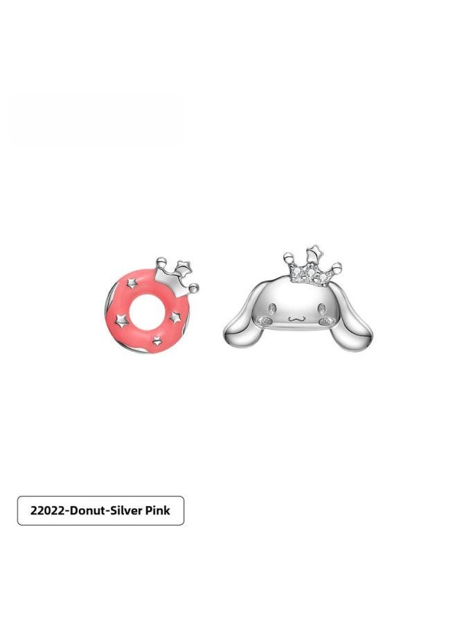 NIBEMINENT Sanrio Earrings New Year 925 Tremella Line Women's Gift Box Simple High-end For Women 