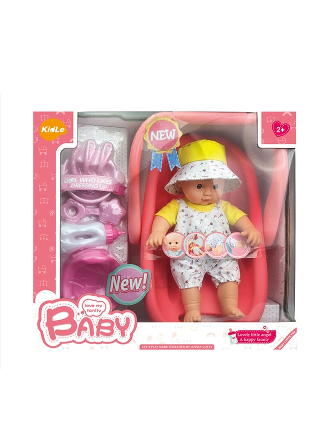 Kidle Cotton Body Vinyl Doll with Accessories - Image 1