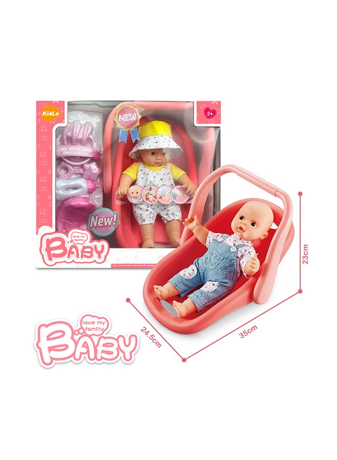 Kidle Cotton Body Vinyl Doll with Accessories - Image 2