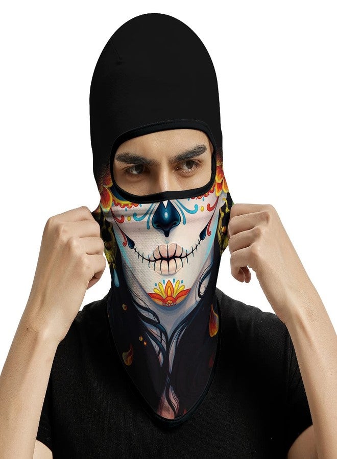 M-YOUNG Skull Face Mask, Balaclava, Neck Gaiter, UV Sun Protection,Motorcycle Ski Scarf Fishing for Men (GR) - Image 2