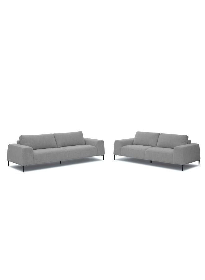LOFT ARTHUR, SOFA, SET,3+2.5 SEATER, 230/260X99X80CMS,FABRIC,DARK GREY,BLACK LEG 550/EASY 4-PND - Image 2