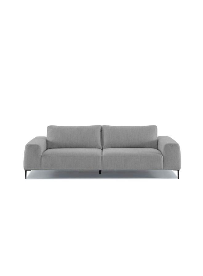 LOFT ARTHUR, SOFA, SET,3+2.5 SEATER, 230/260X99X80CMS,FABRIC,DARK GREY,BLACK LEG 550/EASY 4-PND - Image 4