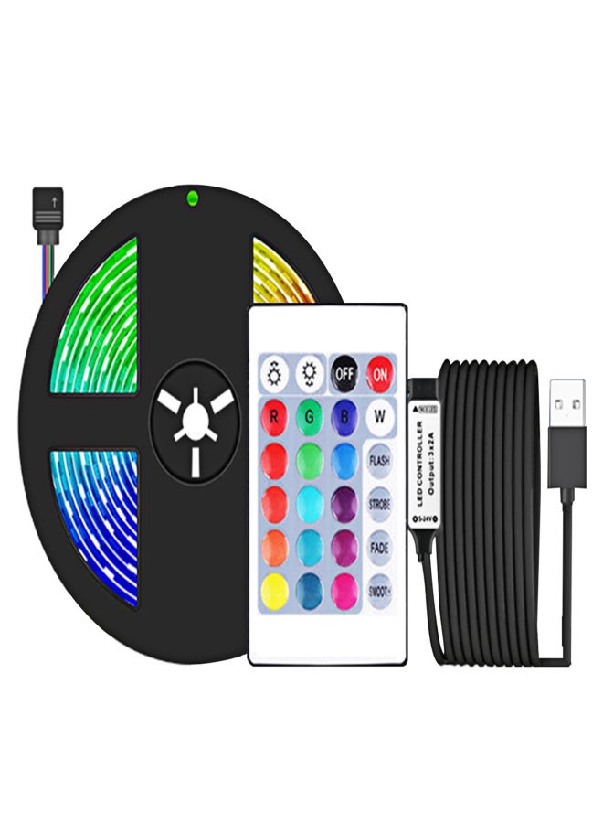 LED Strip Lights 3.28ft. RGB Waterproof Tape Lights with IR Remote Control 16 Colors 4 Modes 5050 Color Changing LED Lights for Home Ceiling Party Festival - Image 1