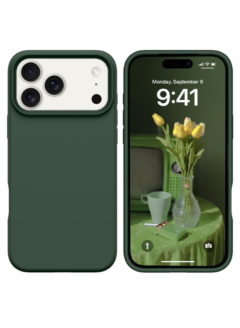 iPhone 17 Pro Max Case Liquid Soft Silicone iPhone 17 Pro Max Cover Anti Scratch with Inside Microfiber Lining Shockproof Protective Phone Case for iPhone 17 Pro Max - Image 1