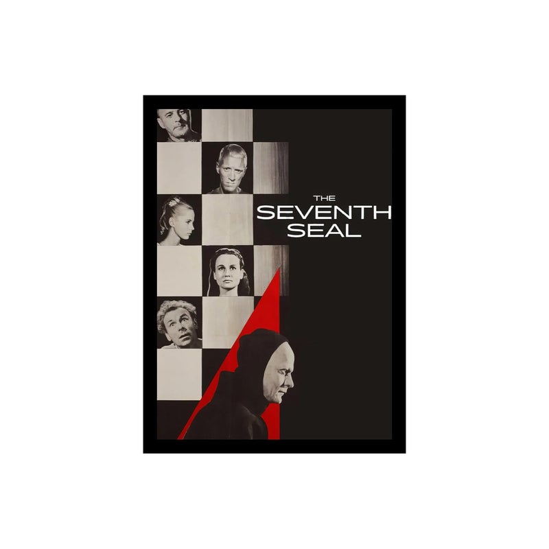 BLINKART BLINKART Aesthetic The Seventh Seal 1957 Movie Photo Frame Album Poster Wall Art Print Decor Perfect For Home Bedroom Living Room Bedroom Home Office Study Room12 18 Inches  - Image 1
