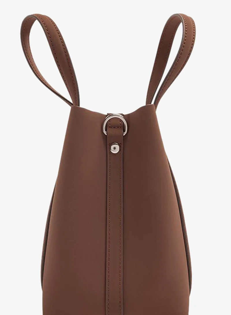 Parfois Tote Bag With Soft Texture With Crossbody Bag S
