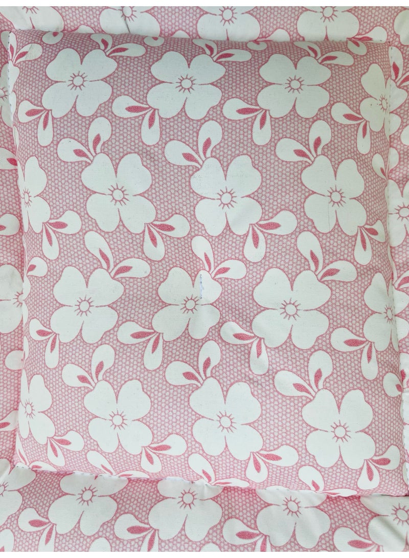 Little Bee LittleBee 3 in 1 Baby bed, Sleeping Bag and Carrying Nest, Cotton New Born Bedding (0-6 Months) (Pink Floral) (Light Weight),1 pack . - Image 5