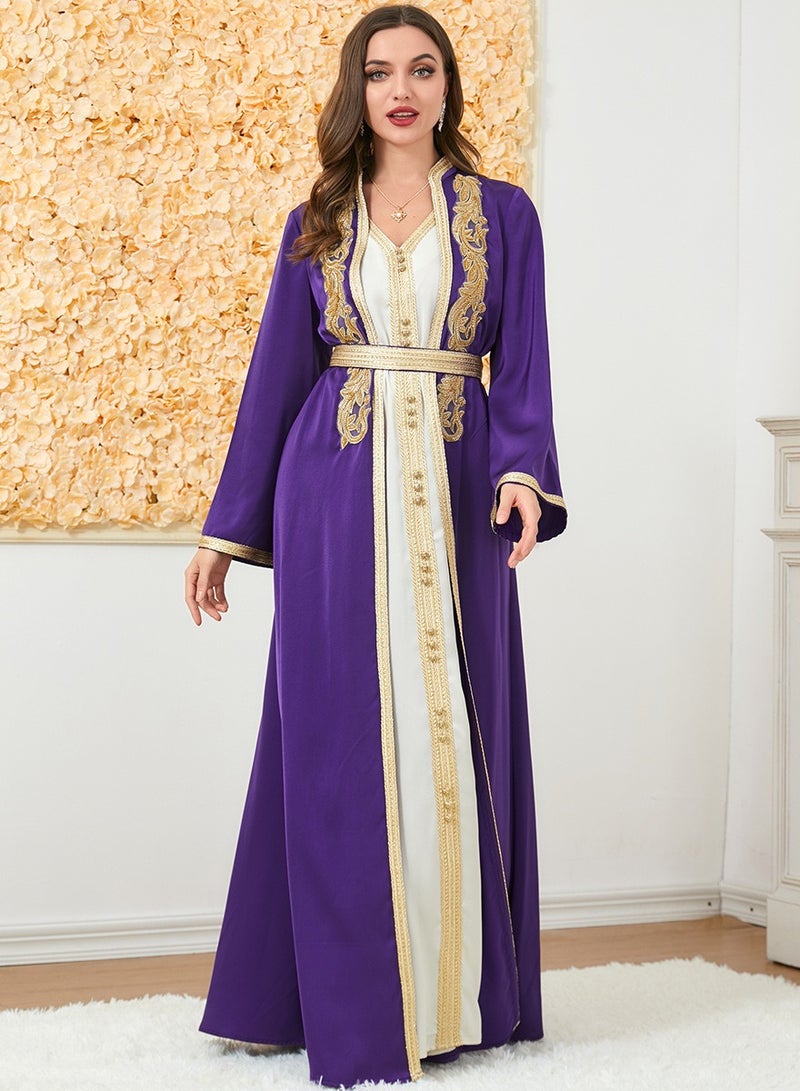KUYING New Two-Piece Long Dress With Long Sleeves  - Image 1