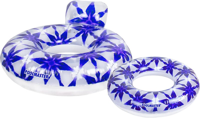 Poolmaster Mommy and Me 2-Piece Inflatable Pool Float Set – Adult Lounge Float and Matching Child Float – Fun Family Pool Float for Parent and Kids Ages 8 & Up – Durable Vinyl for Pool, Beach & Lake - Image 3