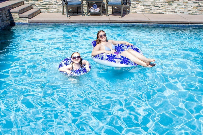 Poolmaster Mommy and Me 2-Piece Inflatable Pool Float Set – Adult Lounge Float and Matching Child Float – Fun Family Pool Float for Parent and Kids Ages 8 & Up – Durable Vinyl for Pool, Beach & Lake - Image 4