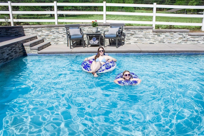 Poolmaster Mommy and Me 2-Piece Inflatable Pool Float Set – Adult Lounge Float and Matching Child Float – Fun Family Pool Float for Parent and Kids Ages 8 & Up – Durable Vinyl for Pool, Beach & Lake - Image 5