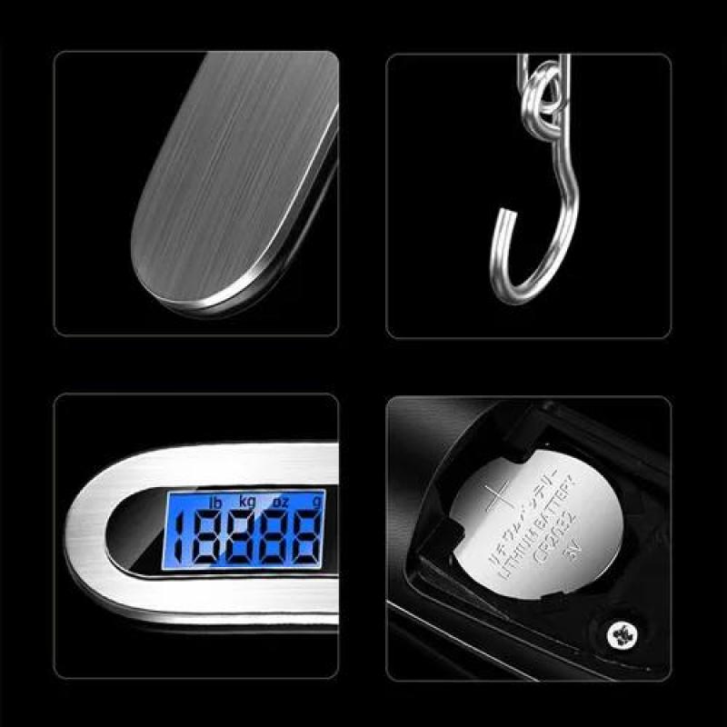 Luggage Scale: 12.8*3*3cm Compact Lightweight - Precise Measurement Up To 50kg Digital Scale for Travel Enthusiasts, Home and On-the-Go Weighing - Image 5