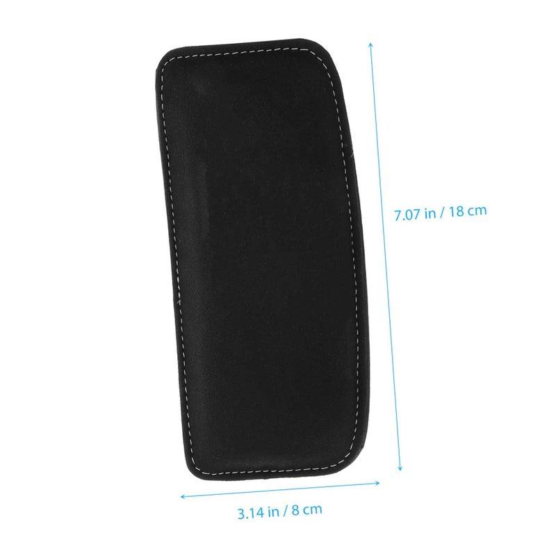 Black Car Knee Cushion Ergonomic Plush Support Pad For Driving Pain Relief - Image 3