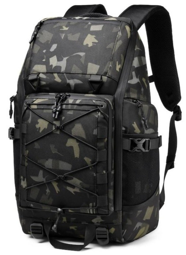 OZUKO - OZUKO Casual Multifunctional Backpack Large Capacity 30L Waterproof Unisex Backpack Can Fit 15.6 Inch Laptop All in 1 for Camping, Work, School, Travel, Flying, Hiking Fitness Backpack 53*16*33cm - Image 1