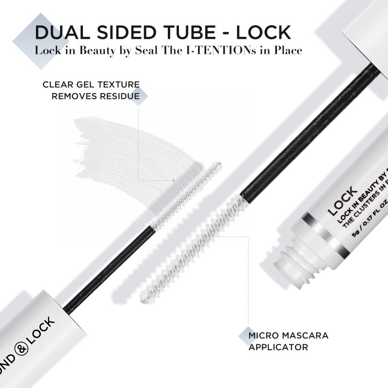 LASHVIEW لاصق رموش لاشفيو، لاصق رموش مجمع قوي لطيف مريح لارتداء طوال اليوم خالي من اللاتكس مناسب للعيون الحساسة لاصق رموش مقاوم للماء - Image 5