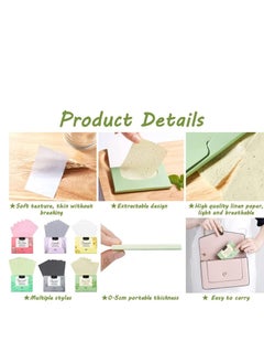 SYOSI Facial Oil Blotting Paper 600 PCS Natural  Absorbing Tissues Sheets Soft Control Papers for Men and Women for Skin Care  - Image 5